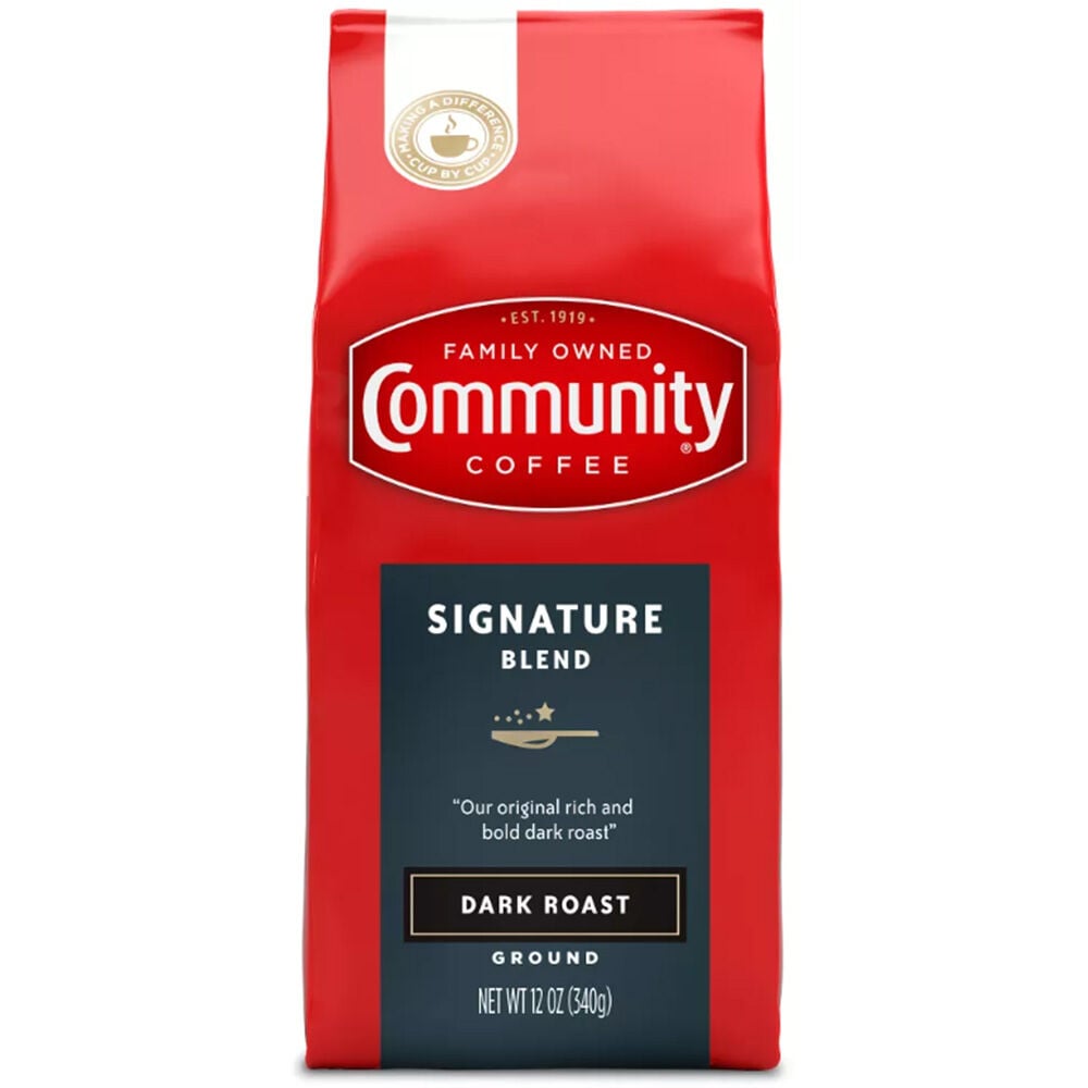 image of Signature Blend Dark Roast Ground Coffee- 12 oz