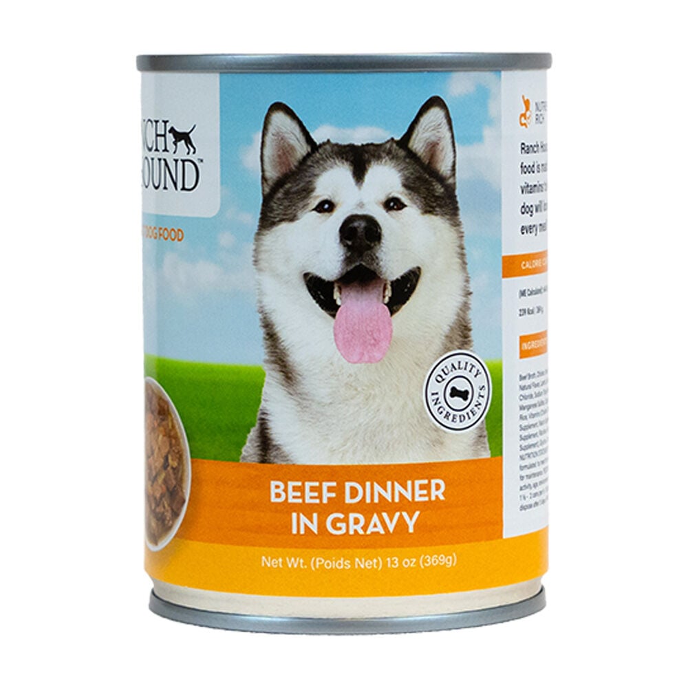 image of Wet Dog Food- Beef Dinner in Gravy