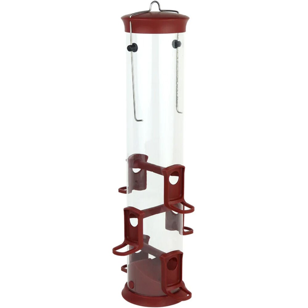 image of Large Plastic Tube Bird Feeder