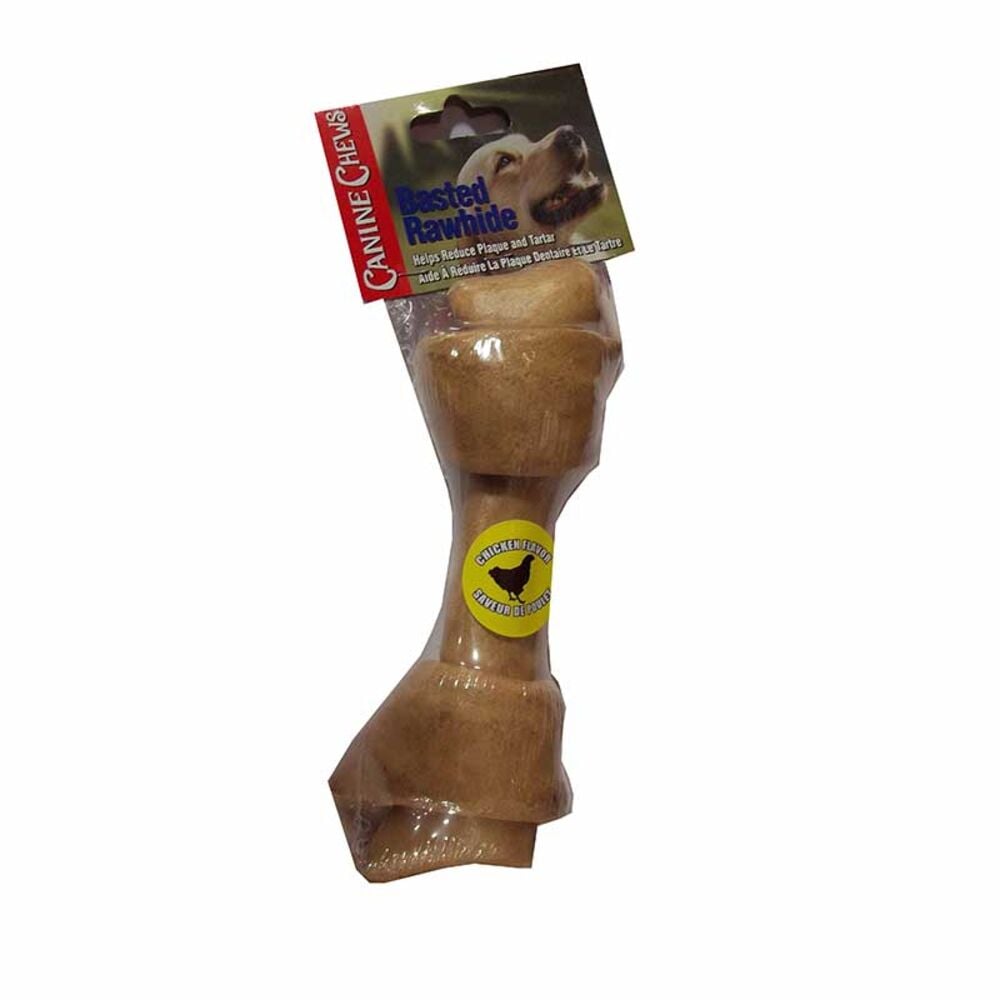 image of Chicken Basted Rawhide 9-in Bone