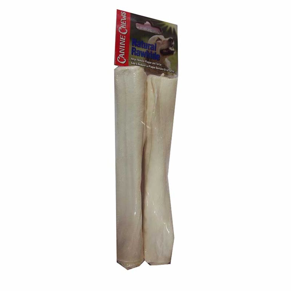 image of Natural Rawhide 8-in Retriever, 2 pack