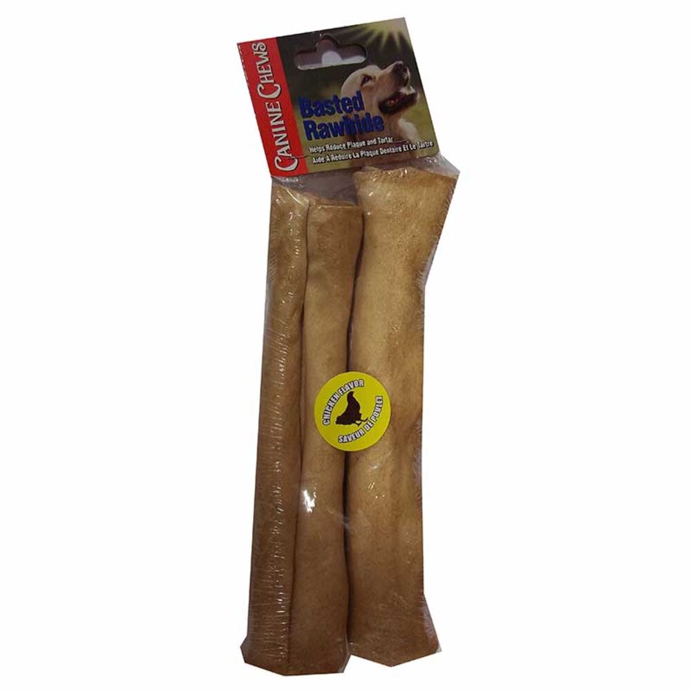 image of Chicken Basted Rawhide 8-in Retriever, 2 pack
