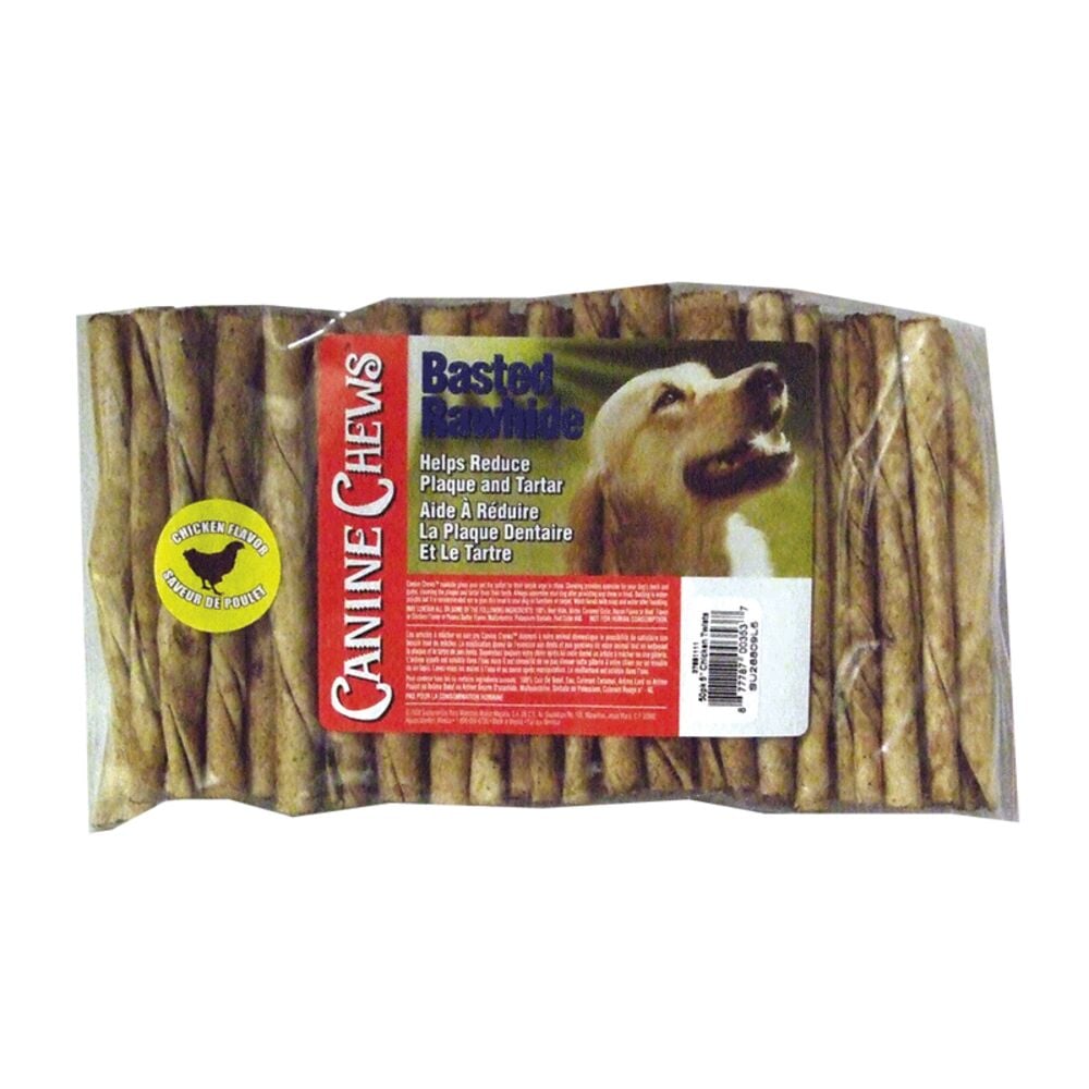 image of Chicken Rawhide Twists, 50 pack