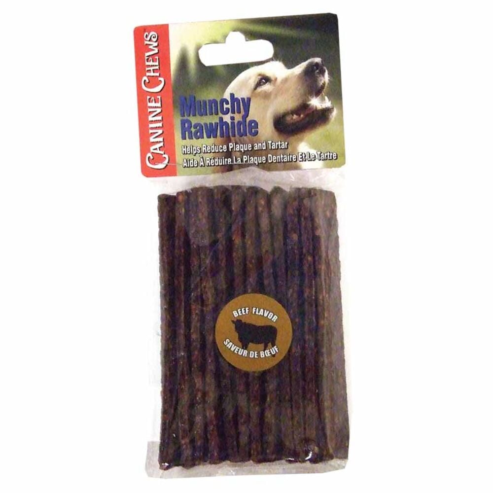 image of Beef Munchy Rawhide Sticks, 12 count