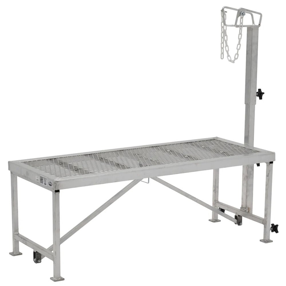 image of Narrow Complete Aluminum Trimming Stand, Wire Cheek