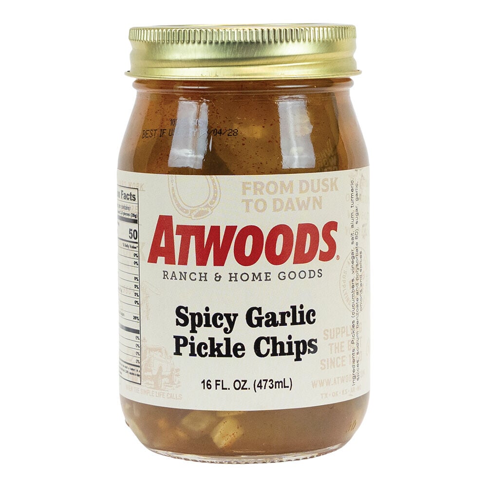 image of Spicy Garlic Pickle Chips, 16 oz