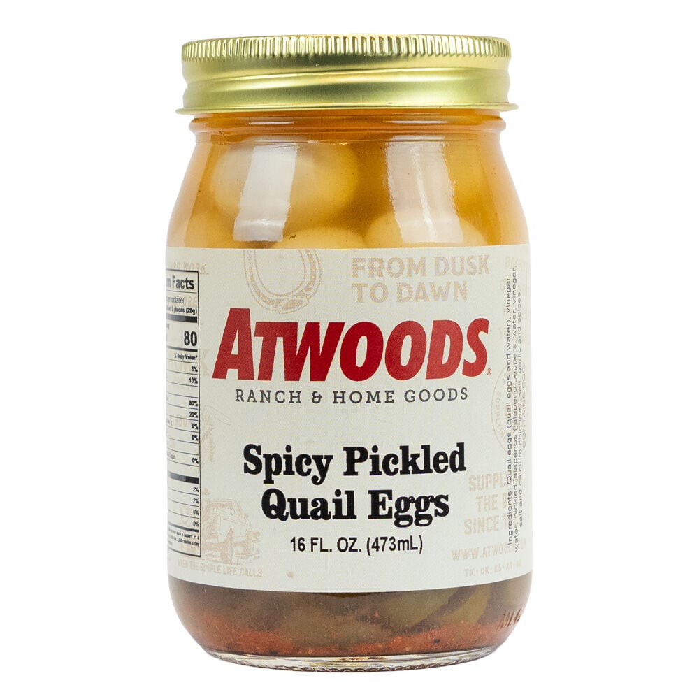 image of Spicy Pickled Quail Eggs, 16 fl oz