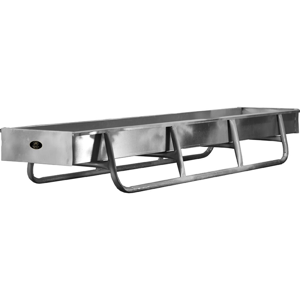 image of 10 ft Galvanized Metal Bunk Cattle Feeder