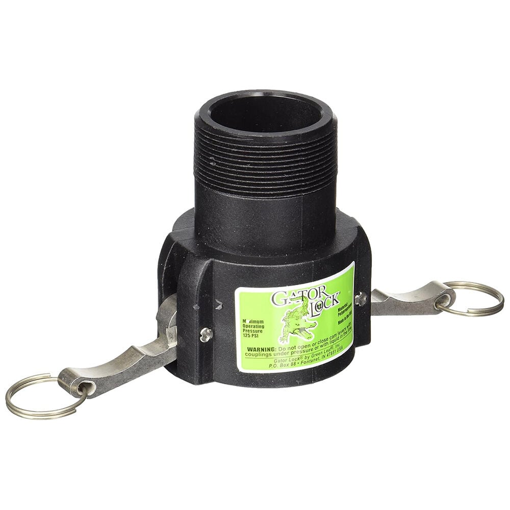 image of Polypropylene Cam Lever Coupler, MPT, 2 in