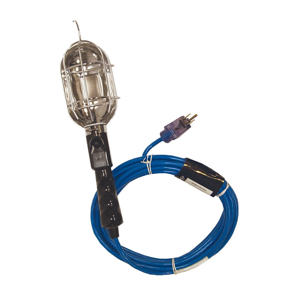 image of Trouble Light with 25-ft Cord, 16/3 Blue