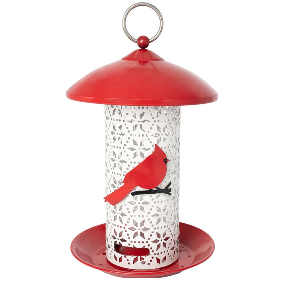 image of Nature's Yard Cardinal Tube Bird Feeder