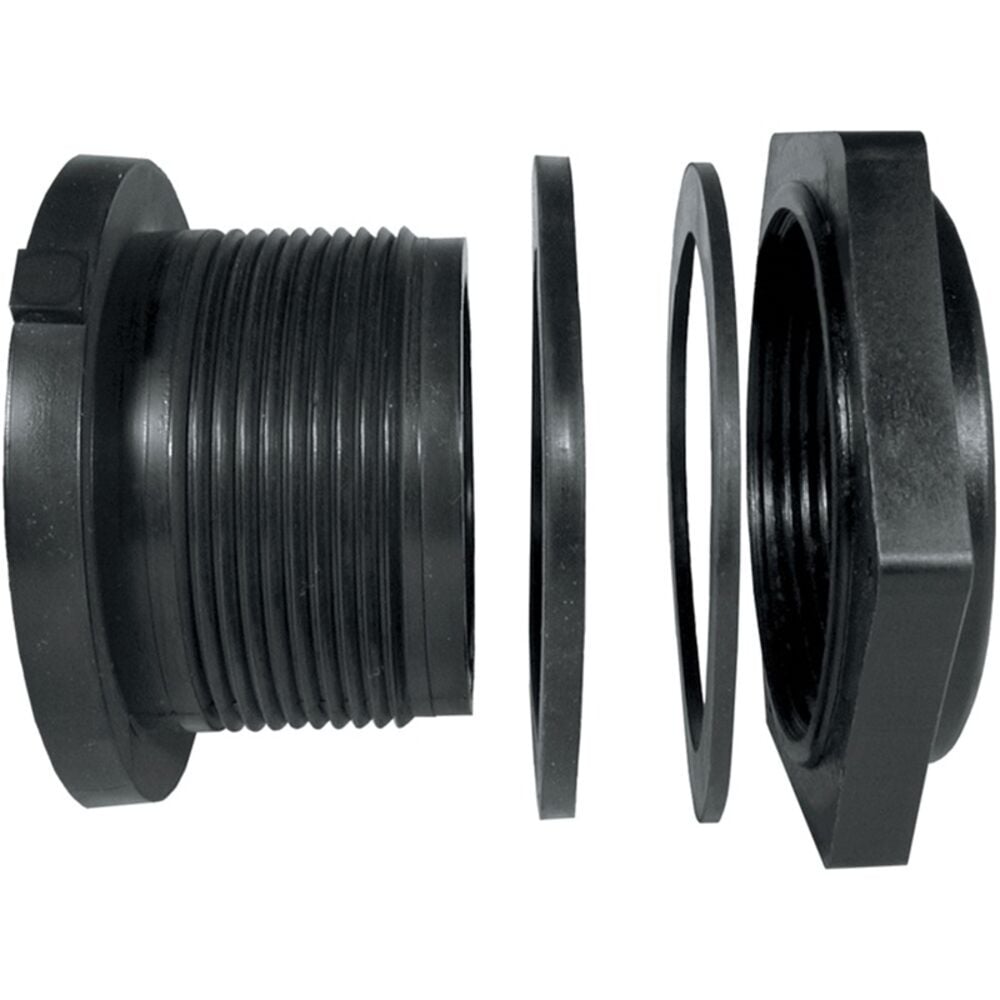 image of Tank Fitting, 1-in, FPT, Polypropylene