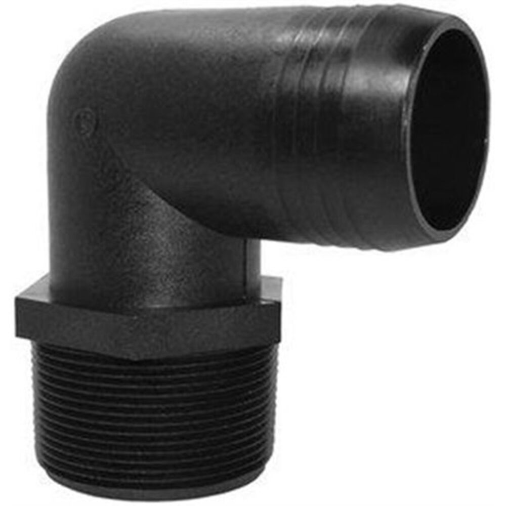 image of Elbow - 1-1/2-in Male NPT Long x 1-1/2-in Long Hose Barb 90 Degree Elbow