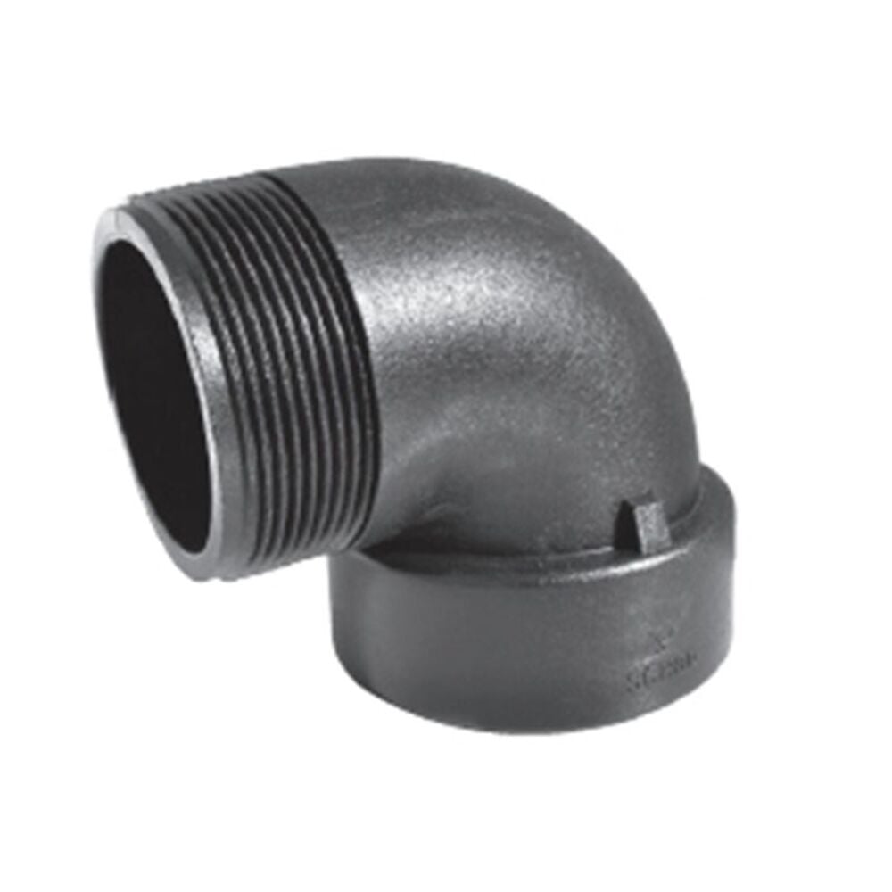 image of Pipe Street Elbow, 90 deg, 1-1/2-in, MPT x FPT, Polypropylene