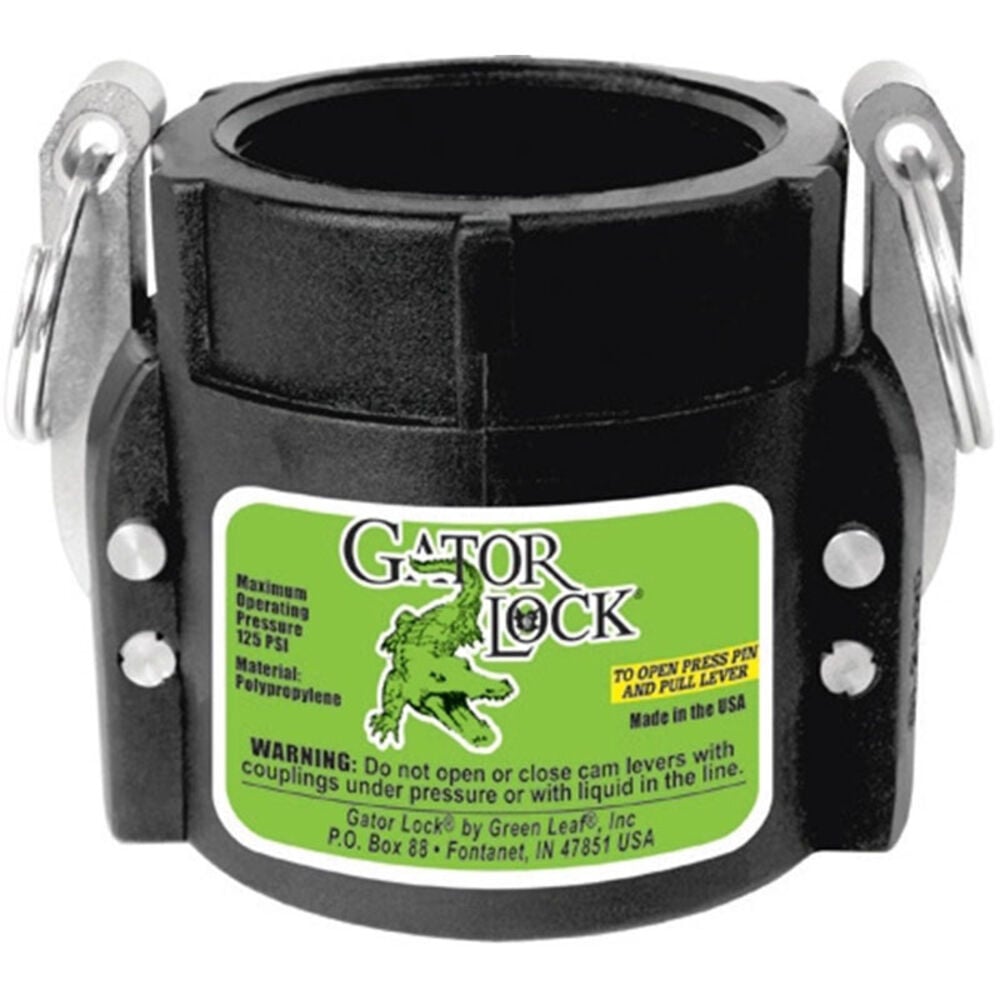 image of Green Leaf D Series Female Coupler 3-in Female Thread
