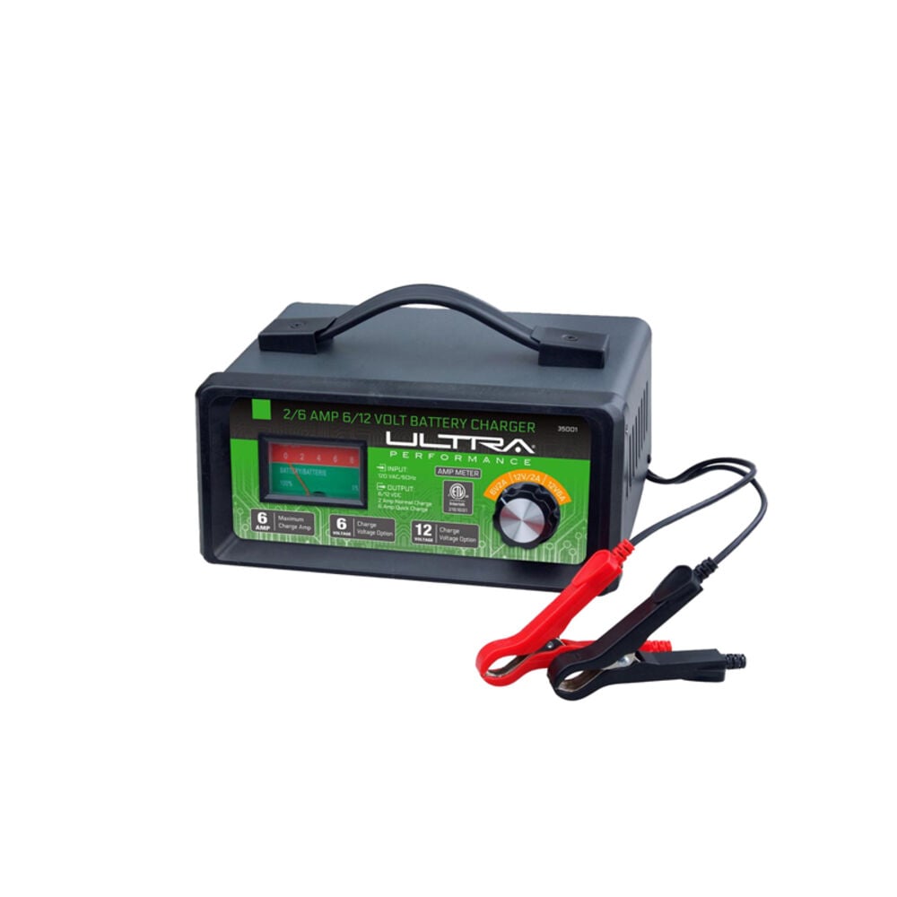 image of 2/6 Amp 6/12 Volt Battery Charger