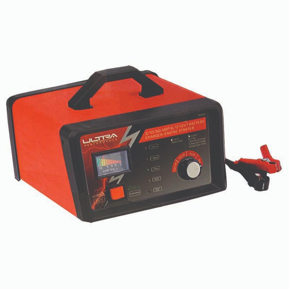 image of 2/10/50 Amp 6/12 Volt Battery Charger/Engine Starter