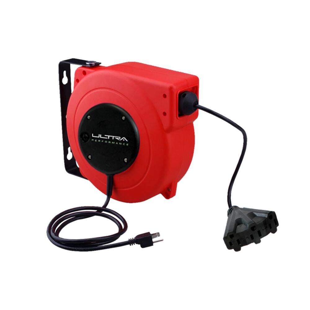 image of 12/3 Retractable Extension Cord Reel, 40 ft.