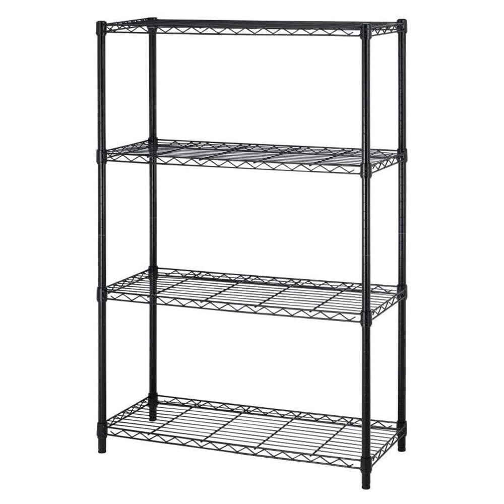 image of 4-Tier Wire Shelving Unit- 36 in x 14 in x 54 in 