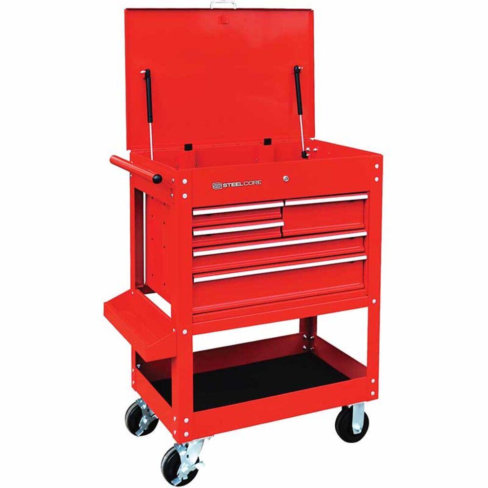 image of 30-in 5-Drawer Mechanics Cart