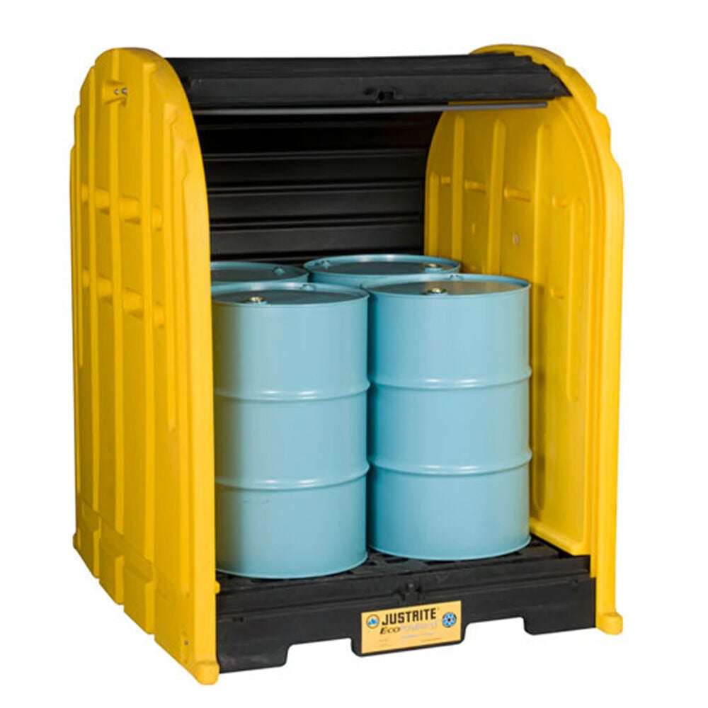 image of 4 Drum DrumShed™ with Rolltop Doors (Drums Not Included)