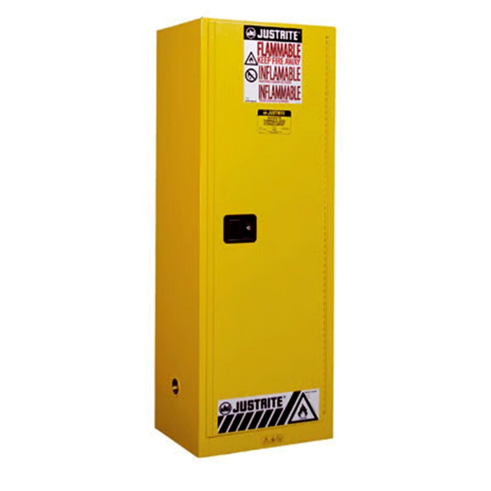 image of 22 gal Yellow Flammable Cabinet- Self Close