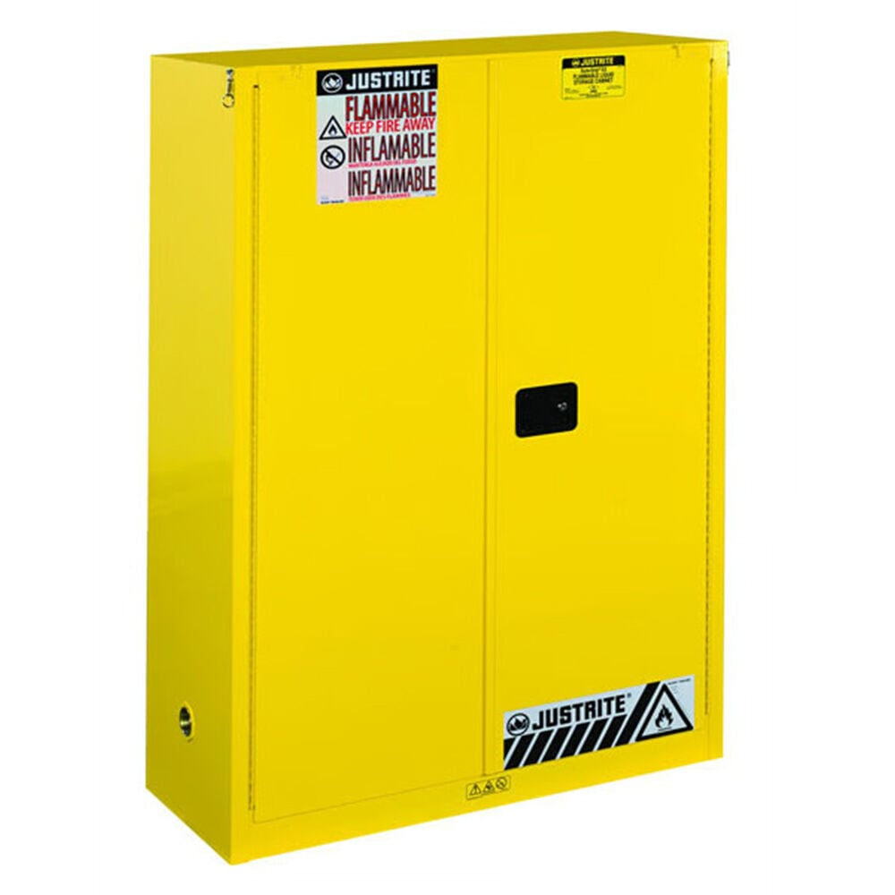 image of 60 gal Yellow Paint Safety Cabinet- Self Close