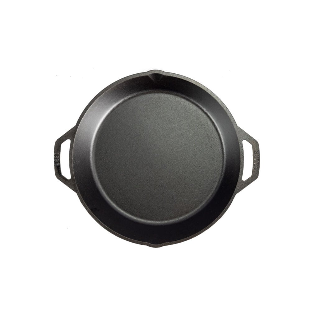 image of Seasoned Cast Iron Dual Handle Pan, 13.25 in