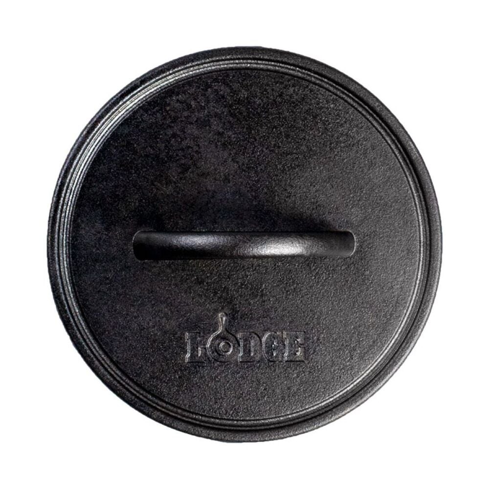 image of Seasoned Round Cast Iron Grill Press, 8 in.