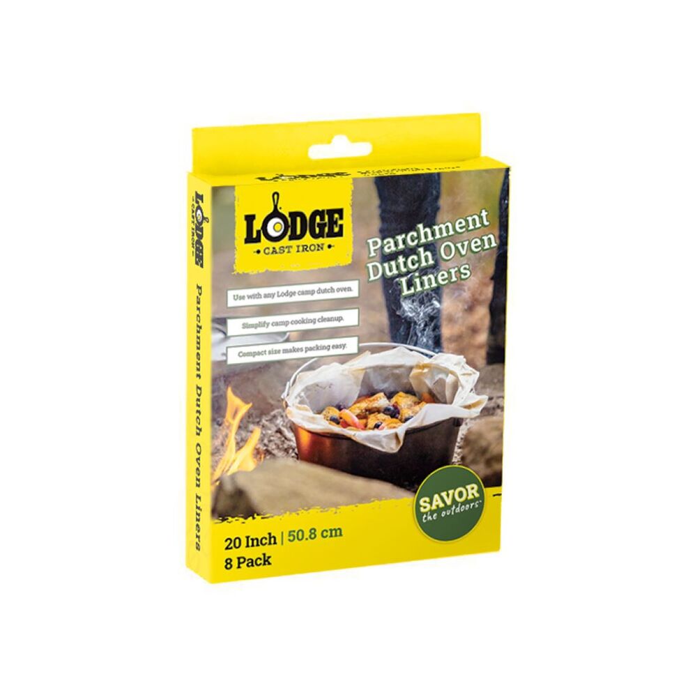 image of Set of 8 Parchment Paper Dutch Oven Liners, 20 in.