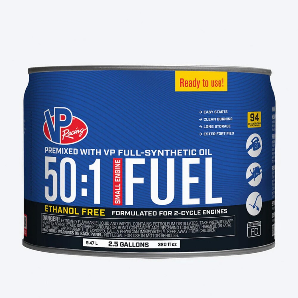 image of 50:1 Premixed Ethanol Free Full-Syntheitc Oil, 2.5 gal