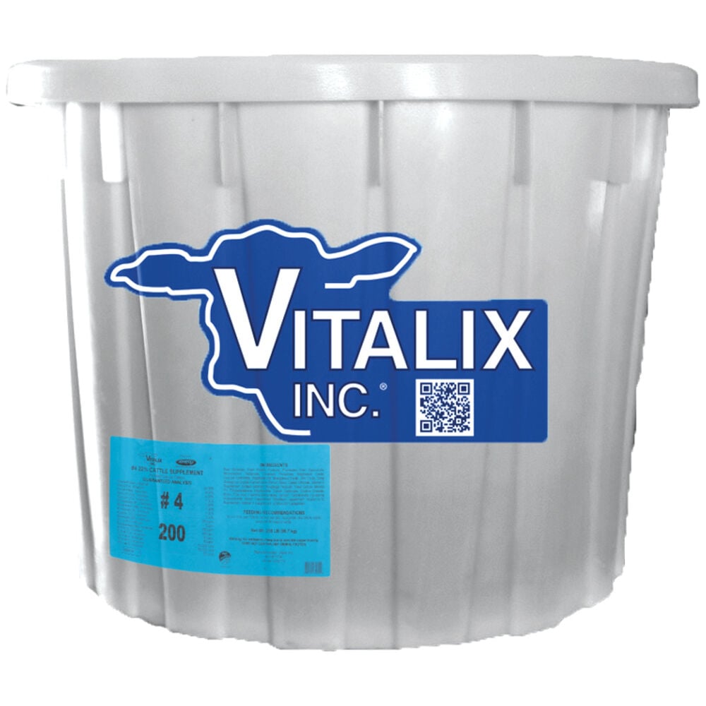 image of #4 22% Cattle Supplement Tub, 200 Lb