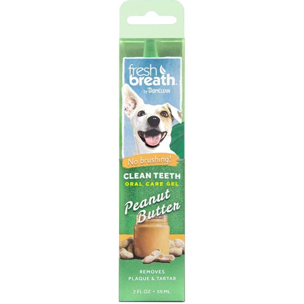 image of Fresh Breath Peanut Butter Oral Care Gel For Dogs, 2 oz