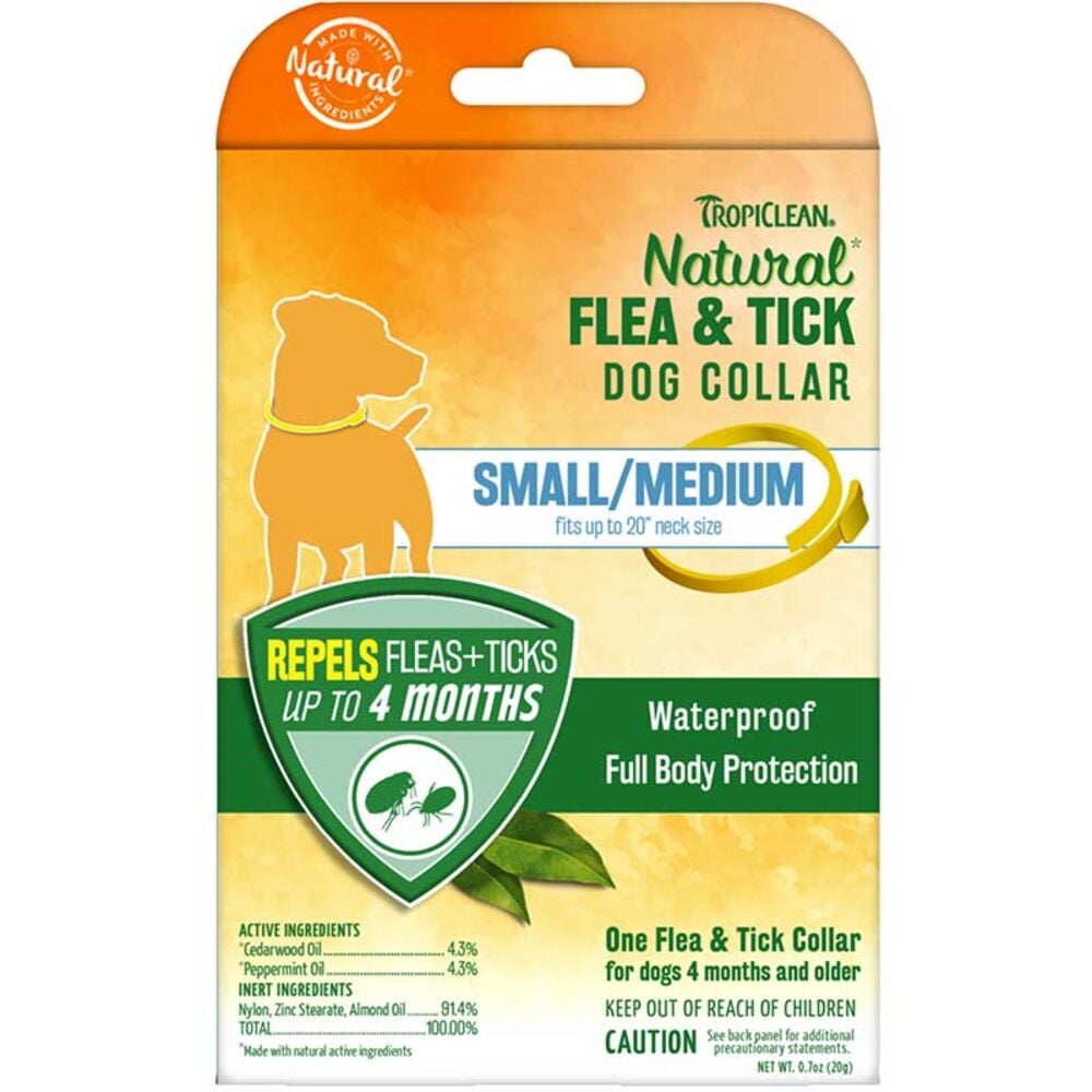 image of Natural Flea & Tick Collar for Small/Medium Dogs