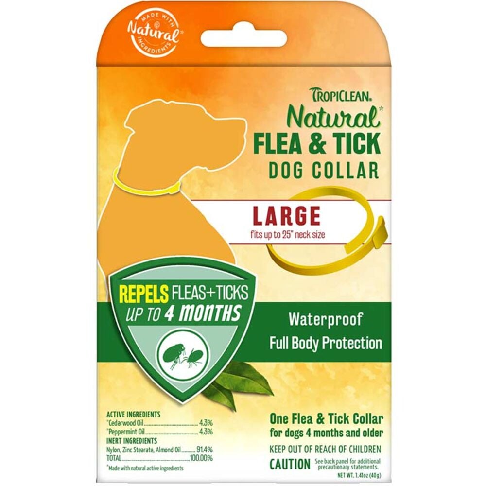 image of Natural Flea & Tick Collar for Large Dogs