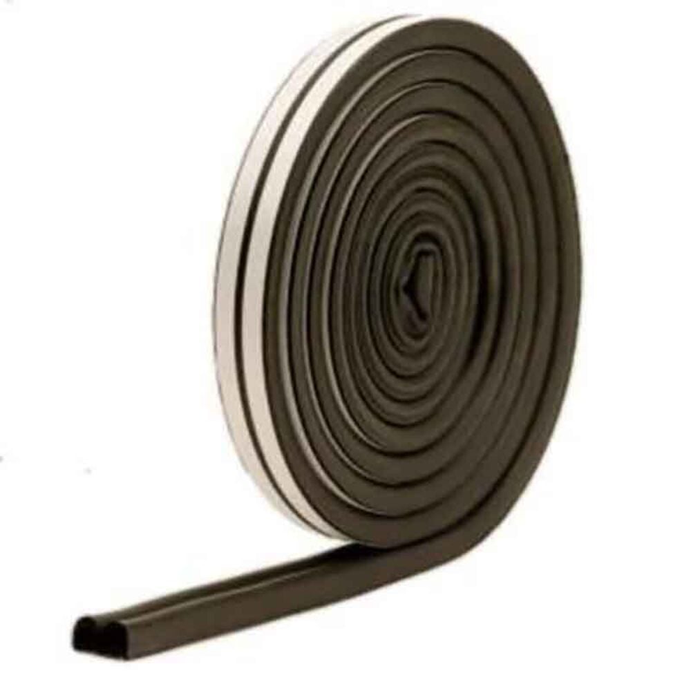 image of Black Marine & Automotive EPDM Weatherstripping, 17-ft