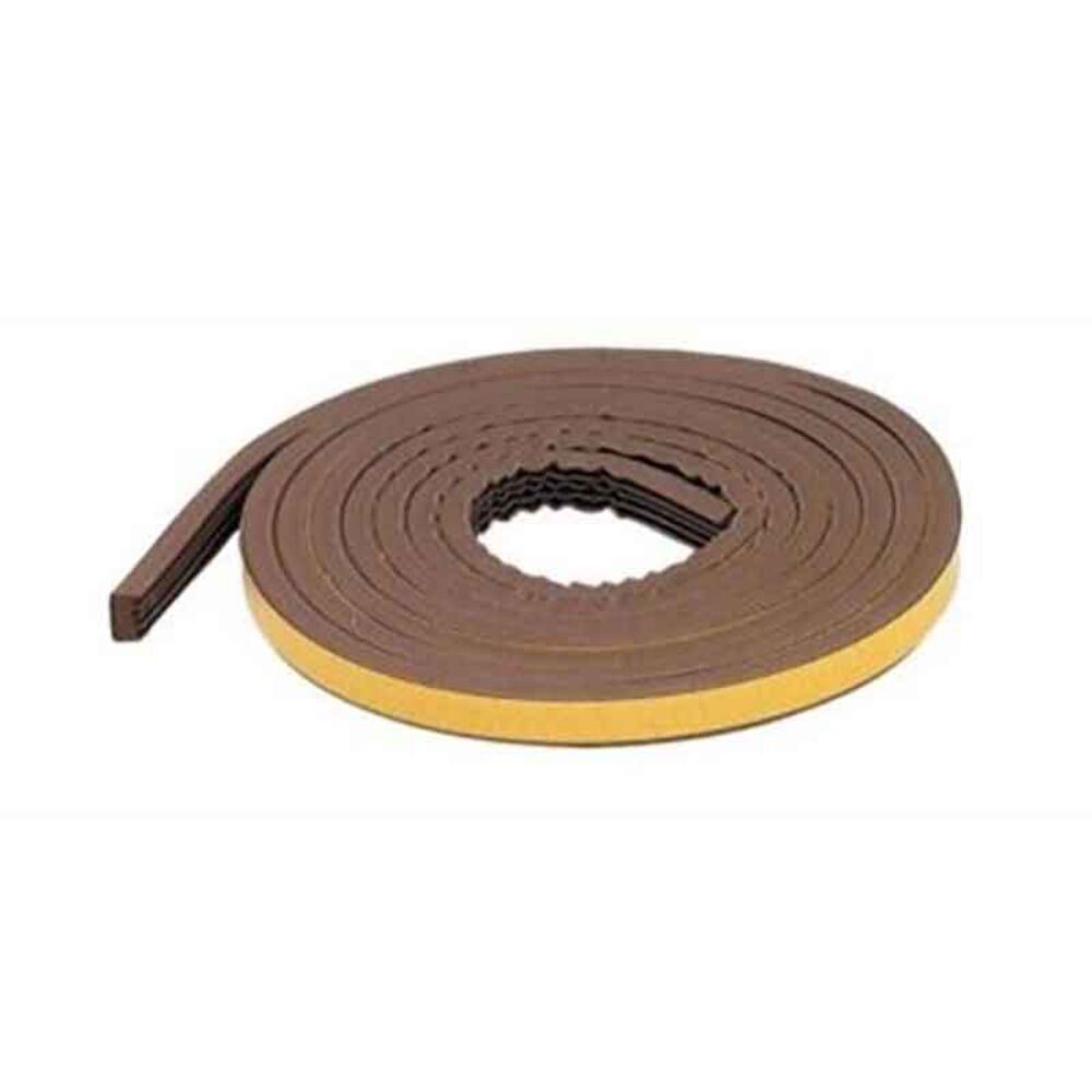 image of Brown All Climate Weather Stripping, 10-ft