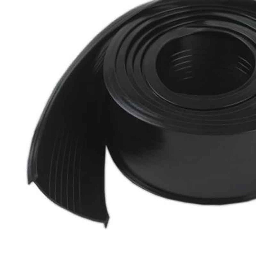 image of Black Garage Door Vinyl Bottom Replacement, 18-ft