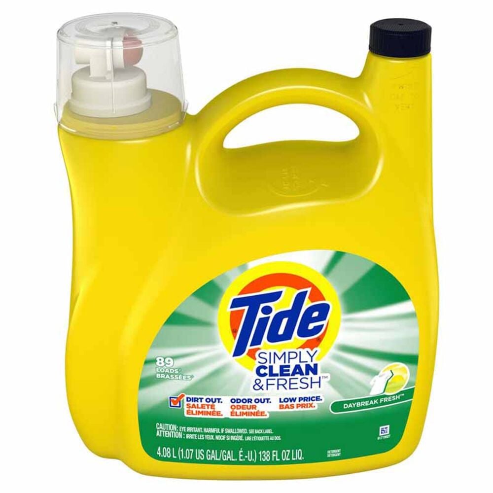 image of Simply Clean & Fresh Daybreak Freash Liquid Laundry Detergent, 128 oz