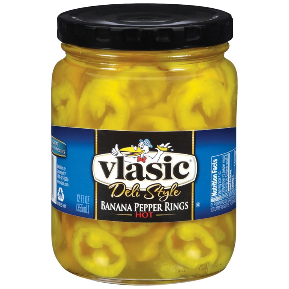 image of Banana Peppers Rings, 12 oz