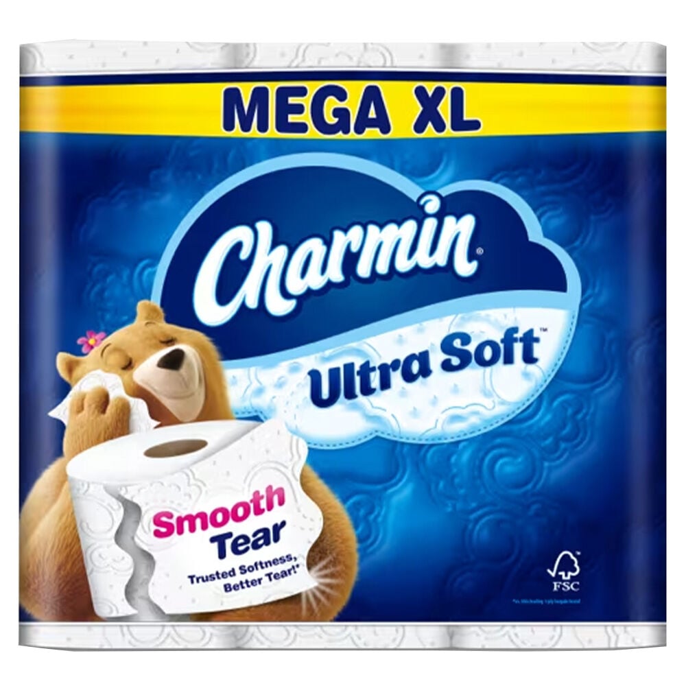 image of Toilet Paper Rolls- Charmin, Ultra Soft Mega, XL, 12 ct