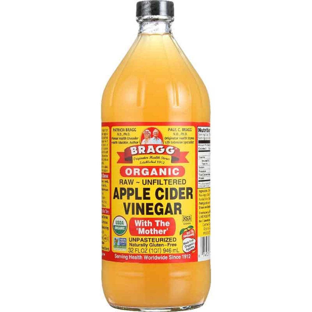 image of Organic Raw Unfiltered Apple Cider Vinegar, 32 oz