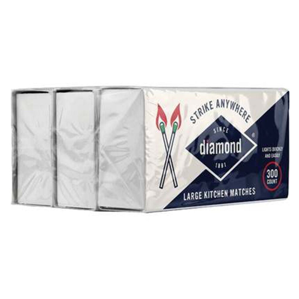 image of Strike Anywhere Kitchen Matches 300 ct, 3 pk