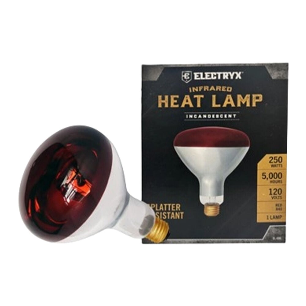 image of 250W Red Heat Single Bulb