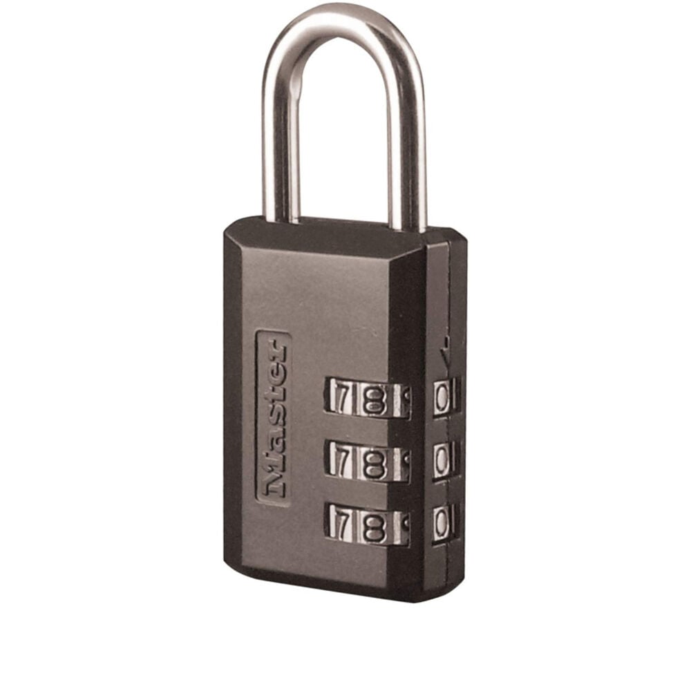 image of 647D Padlock, 1, Black