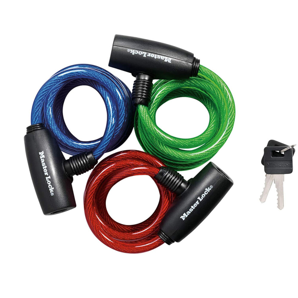 image of 8127TRI Keyed Bike Lock 3 Pack