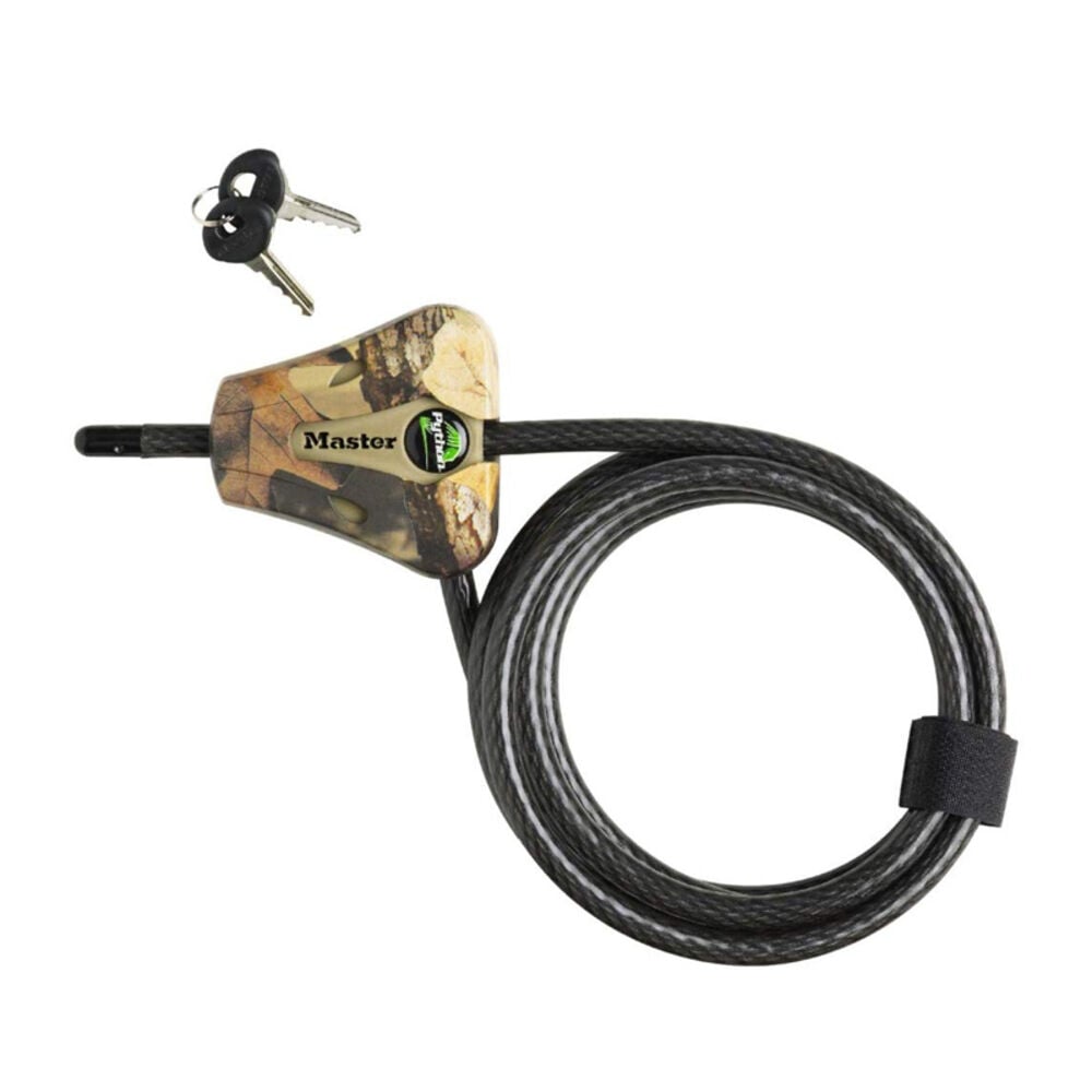 image of 8418D Python Keyed Cable Lock 6 ft Long Camoflage