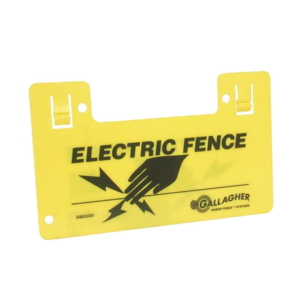 image of Electric Fence Warning Sign