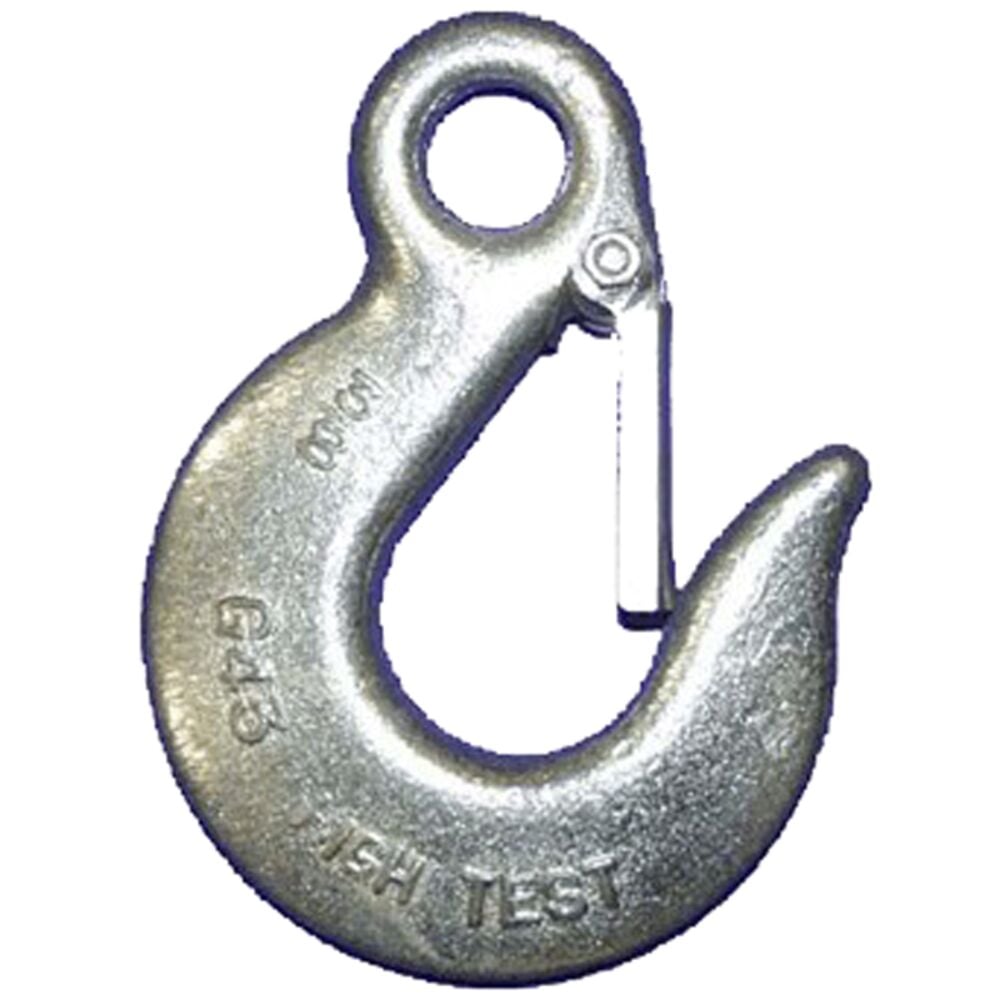 image of Hook with Latch, Eye Grab, 5/16 in, G43