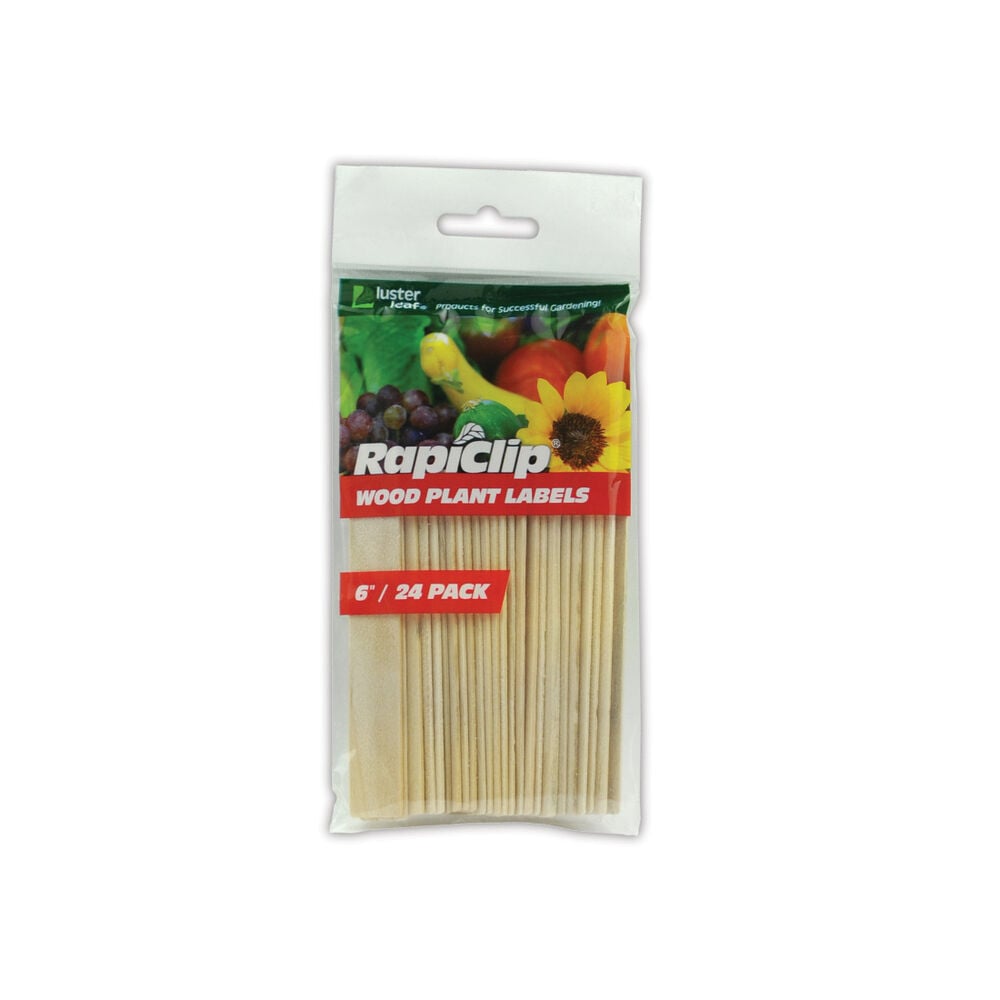 image of Rapiclip Wood Plant Labels- 6 in. 24 pk